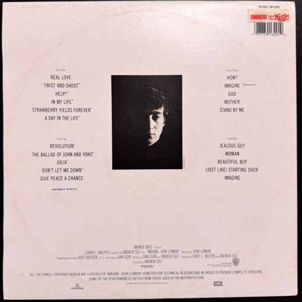 John Lennon - Imagine (Music From The Motion Picture)